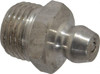 PROLUBE Straight Head Angle, 1/8-27 PTF Stainless Steel Standard Grease Fitting 7/16" Hex, 16.8mm Overall Height, 7.1mm Shank Length, Zinc Plated Finish GFT/SS/18/27-10 - 62088083