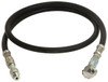 Alemite 5-1/2 ft. Long, Grease Gun Hose & Coupler Assembly Includes Check Valve & Swivel 6615-G - 03243987