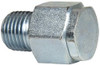 LDI Industries 1/4 Thread, Steel, Zinc Plated, Filter Vent 1-3/16" High, 3/4" Hex Flats Diam FV102-S - 03239274