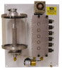 LDI Industries 14 Ounce Reservoir Capacity, 0.16 cc Output per Cycle, 3 Outlet Panel-Mounted Central Lubrication System Electric Pump 120 Volt, Grease, 1/8-27 Outlet Thread, NPTF PMP490-03 - 84903624