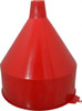 PROLUBE 6 Qt Capacity Polyethylene Funnel 9" Mouth OD, 1-1/2" Tip OD, Straight Spout, Red 1707006 - 63725766