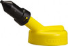 Trico 4 Gal Capacity Polyethylene Oil Storage System 1/4" Tip OD, 7" Straight Spout, Yellow 34400 - 70940655