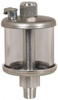 LDI Industries 1 Outlet, Polymer Bowl, 354.9 mL No Flow Control Oil Reservoir 1/2 NPTF Outlet, 3" Diam x 6-5/8" High, 60°C Max R109-04 - 03239753