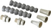 Cedarberg 6 Piece, 13" Hose Length, 1/2, 1/4 & 3/8" Nozzle Diam, 1/2" Hose ID, Coolant Hose Kit 3/8 & 1/2" NPT For Snap-Loc Modular Hose Systems 8450-11 - 09778515