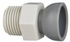 Cedarberg 2 Piece, 1/2" Hose ID, Female to Male Coolant Hose Pipe Thread Connector 3/8" NPT, For Snap-Loc Modular Hose Systems 8550-104 - 09778788