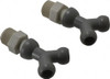 Cedarberg 1/4" Hose Inside Diam, NPT Thread, Coolant Hose Y-Fitting 1/4" Thread, Male to Male, for Use with Snap Together Hose System, 2 Pieces 8525-102A - 09778226