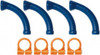Loc-Line 1/4" Hose Inside Diam, Coolant Hose Extended Elbow for Use with Loc-Line Modular Hose System 40474 - 45469525