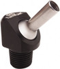 QPM Products 0.16" ID x .50" L Coolant Hose Nozzle 1/8" NPT, Use with CNC Lathes TJ00136 - 80684582