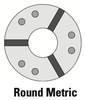 Royal Ultra Precision Round Smooth Metric Quick Grip™ QG-52 Collet, 34mm Size, 33.25-34.75mm Range - 63230