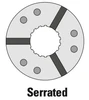 Royal Ultra Precision Round Serrated Metric Quick Grip™ QG-52 Collet, 45mm Size, 44.25-45.75mm Range - 63286