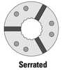 Royal Ultra Precision Round Serrated Metric Quick Grip™ QG-52 Collet, 49mm Size, 48.25-49.75mm Range - 63290