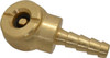 Coilhose Pneumatics Closed Check Brass Air Chuck Ball Foot Chuck, 1/4 Barbed CH12 - 00577288