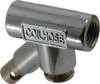 Coilhose Pneumatics 150 Max psi Standard Safety Inline Blow Gun 1/4 NPT, 3/4" Tube Length, Chrome Plated Zinc 640S - 59546895