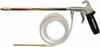 Guardair 120 Max psi Brass Syphon Spray Gun 1/4 NPT Inlet, 12" Tube Length, Aluminum Body/Brass Nozzle 79SG012F - 42098285