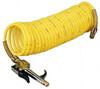 Coilhose Pneumatics 1/4" ID Thumb Lever Blow Gun 25 ft. Long Hose 600-N25A53 - 48630008