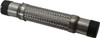 Made in USA 12" OAL, 1-1/2" ID, 465 Max psi, Flexible Metal Hose Assembly 1-1/2" Fitting, Male Pipe x Male Pipe End Connections, Stainless Steel Fitting, 304 Stainless Steel Hose 03318391 - 03318391
