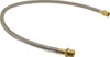 Made in USA 48" OAL, 5/8" ID, 1,200 Max psi, Flexible Metal Hose Assembly 3/4" Fitting, Male Pipe x Male Pipe End Connections, Brass Fitting, 304 Stainless Steel Braid over PTFE Hose 03318813 - 03318813