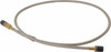 Made in USA 48" OAL, 1/4" ID, 3,000 Max psi, Flexible Metal Hose Assembly 1/4" Fitting, Male Pipe x Male Pipe Union End Connections, Brass Fitting, 304 Stainless Steel Hose 03319654 - 03319654