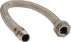Made in USA 36" OAL, 1" ID, 580 Max psi, Flexible Metal Hose Assembly 1" Fitting, Stainless Steel Fitting, Stainless Steel Hose 48429641 - 48429641