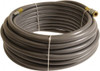 Continental ContiTech 1/2" ID x 0.78" OD 75 ft. Long Multipurpose Air Hose Industrial Interchange Safety Coupler x Male Plug Ends, 300 Working psi, -10 to 158°F, 1/2" Fitting, Gray PLG05030-75-51 - 55883854