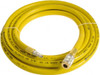 Continental ContiTech 3/8" ID x 0.6" OD 25 ft. Long Multipurpose Air Hose Industrial Interchange Safety Coupler x Male Plug Ends, 300 Working psi, -10 to 158°F, 1/4" Fitting, Yellow PLY03830-25-53 - 55890859