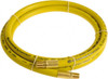 Continental ContiTech 1/4" ID x 0.45" OD 5 ft. Long Multipurpose Air Hose MNPT x MNPT Ends, 300 Working psi, -10 to 158°F, 1/4" Fitting, Yellow PLY02530-05-11 - 55893093