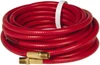 PRO-SOURCE 1/4" ID x 15/32" OD 50 ft. Long Multipurpose Air Hose MNPT x MNPT Ends, 300 Working psi, 23 to 150°F, 1/4" Fitting, Red 5005002510JP - 82729427