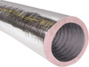 Hi-Tech Duravent 12" ID, 25 ft. Long, Fiberglass Blower & Duct Hose Silver, 5.2" Bend Radius, 10 Max psi, -20 to 250°F 051712000003 - 01492248