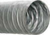 Hi-Tech Duravent 14" ID, 25 ft. Long, PVC Blower & Duct Hose Gray, 6-1/2" Bend Radius, 0.1 In/Hg, 0.6 Max psi, 0 to 250°F, Flame Retarding 052114000001 - 01492362