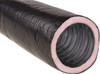 Hi-Tech Duravent 7" ID, 25 ft. Long, Polyethylene Blower & Duct Hose Black, 3" Bend Radius, 1 In/Hg, 6 Max psi, -20 to 200°F 054507000001 - 01492529