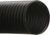 Hi-Tech Duravent 2-1/4" ID, 25 ft. Long, Thermoplastic Rubber Blower & Duct Hose Black, 1.1" Bend Radius, 15 In/Hg, 10 Max psi, -65 to 275°F, Chemical Resistant 200102251025 - 48507016