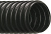 Hi-Tech Duravent 1-1/2" ID, 28 Hg Vac Rating, 10 psi, Thermoplastic Vacuum & Duct Hose 25 ft. Long, Black, 1-1/2" Bend Radius, -40 to 250&degF 033701500001 - 01576982