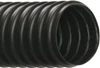Hi-Tech Duravent 6" ID, 10 Hg Vac Rating, 4 psi, Thermoplastic Vacuum & Duct Hose 25 ft. Long, Black, 5-1/4" Bend Radius, -40 to 250&degF 033706000001 - 01577048