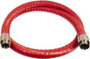 Continental ContiTech 3" Inside x 3.601" Outside Diam, 220°F, Tri-Clovers Food & Beverage Hose 6" Bend Radius, Red, 15 ft. Long, 200 Max psi, 29 Vacuum Rating EXBR300-15TC-M - 43066844