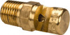 BETE Fog Nozzle 1/4" Pipe, 145° Spray Angle, Brass, Extra Wide Fan Nozzle Male Connection, 6.96 Gal per min at 100 psi, 5/32" Orifice Diam 1/4FF156145@4 - 04402293