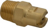BETE Fog Nozzle 1/8" Pipe, 30° Spray Angle, Brass, Standard Fan Nozzle Male Connection, 0.79 Gal per min at 100 psi, 0.057" Orifice Diam 1/8NF0530@4 - 04402392