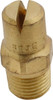 BETE Fog Nozzle 1/8" Pipe, 120° Spray Angle, Brass, Standard Fan Nozzle Male Connection, 3.16 Gal per min at 100 psi, 0.109" Orifice Diam 1/8NF20120@4 - 04402699