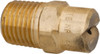 BETE Fog Nozzle 1/4" Pipe, 30° Spray Angle, Brass, Standard Fan Nozzle Male Connection, 2.37 Gal per min at 100 psi, 3/32" Orifice Diam 1/4NF1530@4 - 04402954