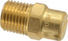 BETE Fog Nozzle 1/4" Pipe, 120° Spray Angle, Brass, Standard Fan Nozzle Male Connection, 2.37 Gal per min at 100 psi, 3/32" Orifice Diam 1/4NF15120@4 - 04403010