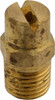 BETE Fog Nozzle 1/4" Pipe, 90° Spray Angle, Brass, Standard Fan Nozzle Male Connection, 4.74 Gal per min at 100 psi, 0.141" Orifice Diam 1/4NF3090@4 - 04403077