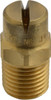 BETE Fog Nozzle 1/4" Pipe, 120° Spray Angle, Brass, Standard Fan Nozzle Male Connection, 4.74 Gal per min at 100 psi, 0.141" Orifice Diam 1/4NF30120@4 - 04403093