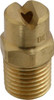 BETE Fog Nozzle 1/4" Pipe, 65° Spray Angle, Brass, Standard Fan Nozzle Male Connection, 6.32 Gal per min at 100 psi, 5/32" Orifice Diam 1/4NF4065@4 - 04403135