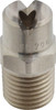 BETE Fog Nozzle 1/4" Pipe, 65° Spray Angle, Grade 303 Stainless Steel, Standard Fan Nozzle Male Connection, 11.1 Gal per min at 100 psi, 0.203" Orifice Diam 1/4NF7065@5 - 04403291
