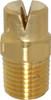 BETE Fog Nozzle 1/4" Pipe, 120° Spray Angle, Brass, Standard Fan Nozzle Male Connection, 11.1 Gal per min at 100 psi, 0.203" Orifice Diam 1/4NF70120@4 - 04403325