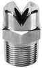 BETE Fog Nozzle 3/8" Pipe, 65° Spray Angle, Grade 303 Stainless Steel, Standard Fan Nozzle Male Connection, 1.58 Gal per min at 100 psi, 0.08" Orifice Diam 3/8NF1065@5 - 04403374