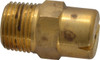 BETE Fog Nozzle 3/8" Pipe, 120° Spray Angle, Brass, Standard Fan Nozzle Male Connection, 6.32 Gal per min at 100 psi, 5/32" Orifice Diam 3/8NF40120@4 - 04403481