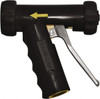 SANI-LAV 3/4" Pipe, Insulated, Grade C-36000 Brass Adjustable Spray Pattern Nozzle Black, 3/4 GHT Connection, 8.9 Gal per min at 100 psi, 3/4 GHT, 3/4" Orifice Diam, For Use With Water N8B - 92438209