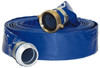 Alliance Hose & Rubber -10 to 150°F, 3" Inside x 3.36" Outside Diam, PVC Liquid Suction & Discharge Hose Blue, 50 ft. Long, 50 psi Working & 150 psi Brust Pressure DPX300-50MF-M - 49744287