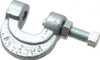 Empire Industries 3/4" Max Flange Thickness, 3/8" Rod C-Clamp with Locknut 400 Lb Capacity, Ductile Iron 23LG0038 - 02163814