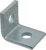 Cooper B-Line Zinc Plated Carbon Steel 90° Corner Strut Fitting 1/2" Bolt, 2 Holes, Used with Cooper B Line Channel & Strut (All Sizes Except B62 & B72) B230 ZN - 82610338